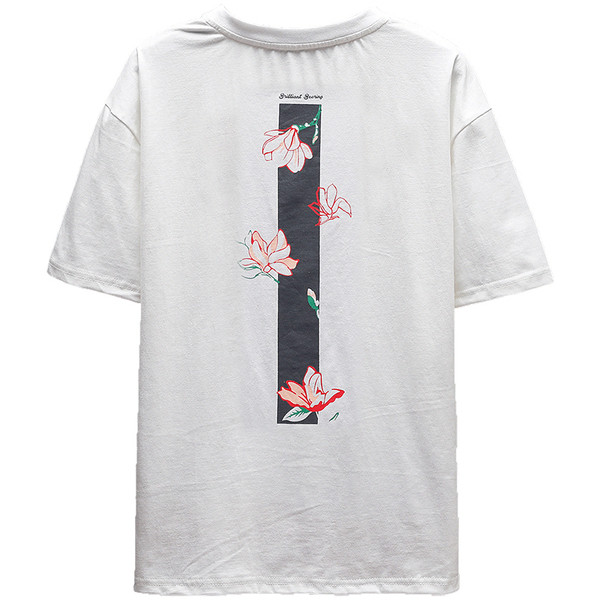 Férfi modern póló két színben rátéttel és O-nyakkal