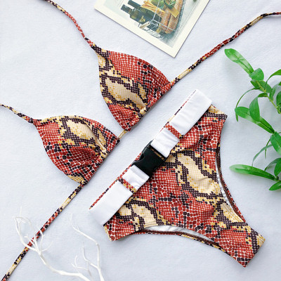 Aktuális fürdőruha háromszög felsővel, magas derékkal több színben