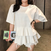 Modern női blúz O-nyakkal, három színben