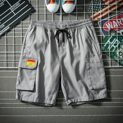 Férfi rövidnadrág három színben nyakkendővel és zsebbel