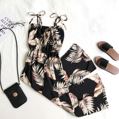 Lezser női hosszú jumpruha virágmintával