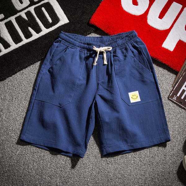 Alkalmi férfi rövidnadrág négy színben rátéttel és zsebekkel