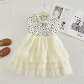 Pöttyös lányoknak szabott gyerekruha