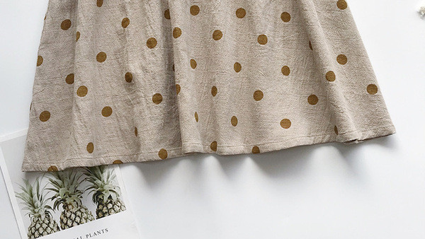 Rochie decupata pentru copii de culoare maro pentru fete