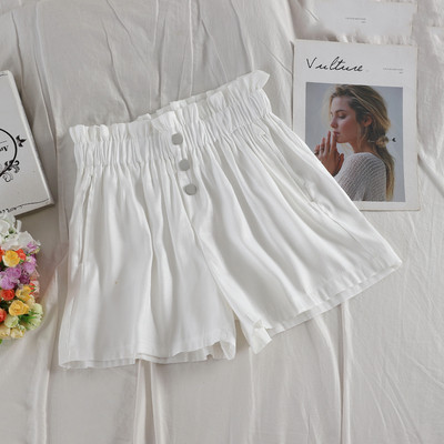 Női magas derekú rövidnadrág és gomb több színben