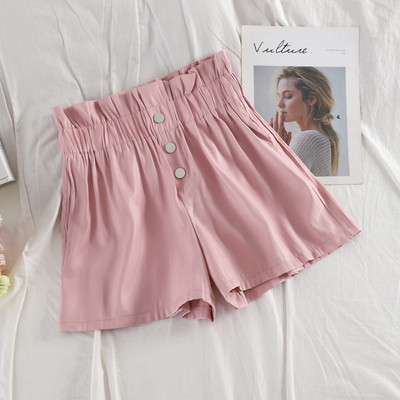 Női magas derekú rövidnadrág és gomb több színben