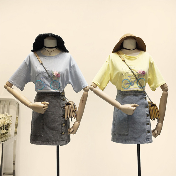 Tricou casual dama cu aplicatie in mai multe culori