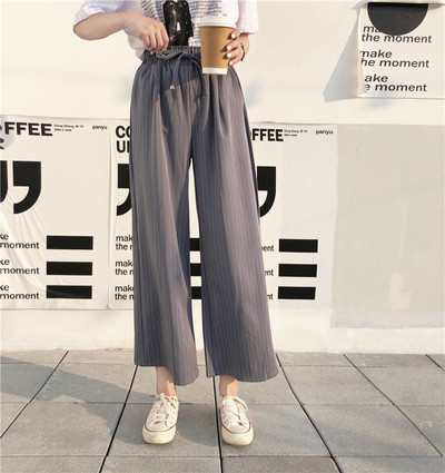 Modern női nadrág három színben nyakkendővel