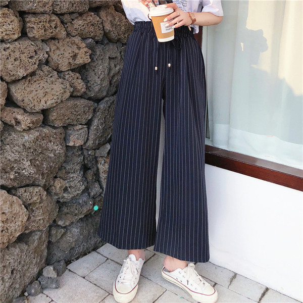 Modern női nadrág három színben nyakkendővel