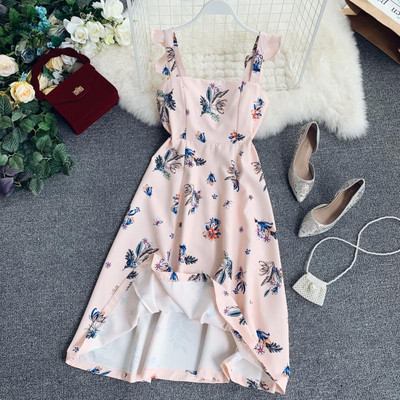 Stílusos női ruha virágmintával több színben