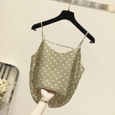 Maieu casual dama cu bretele subtiri in mai multe culori