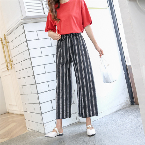 Modern női nadrág két színben - széles modell