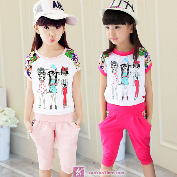 Napi gyerekkészlet három színben lányoknak