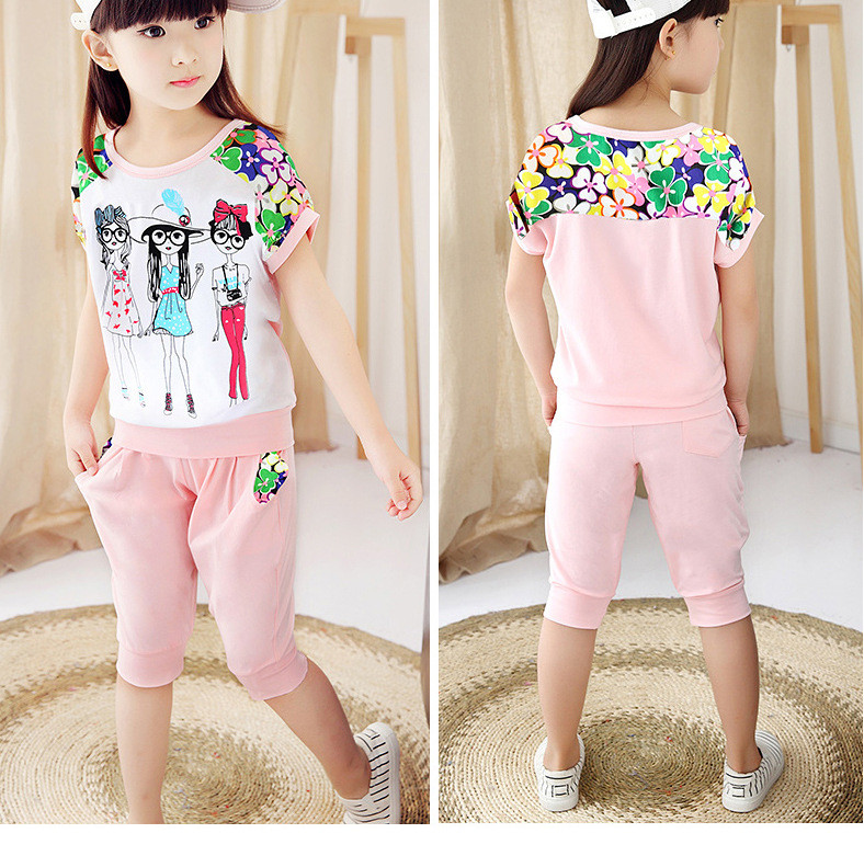 Napi gyerekkészlet három színben lányoknak