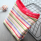 Csíkos gyermekblúz O-nyakú lányoknak