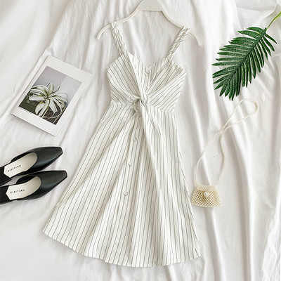 Aktuális női nyári csíkos ruha több színben