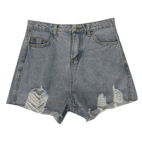 Модерни дамски дънки с надпис и висока талия