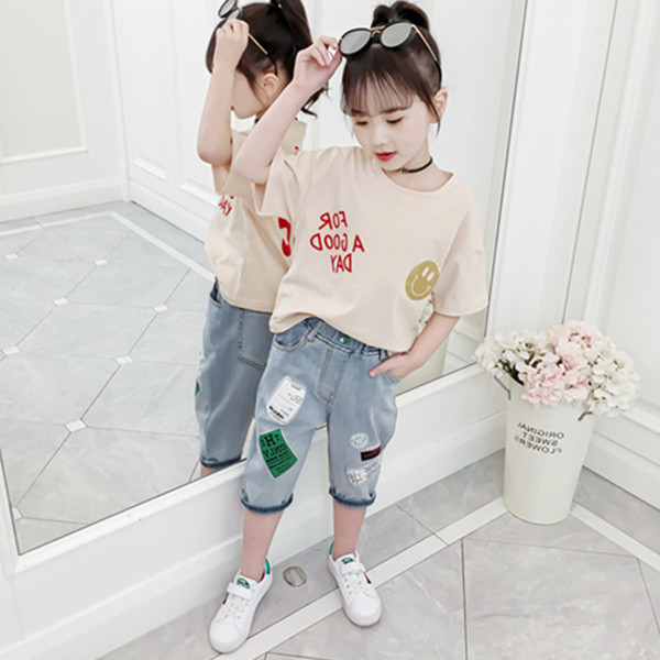 Modern gyerek szett blúz és nadrág lányoknak két színben