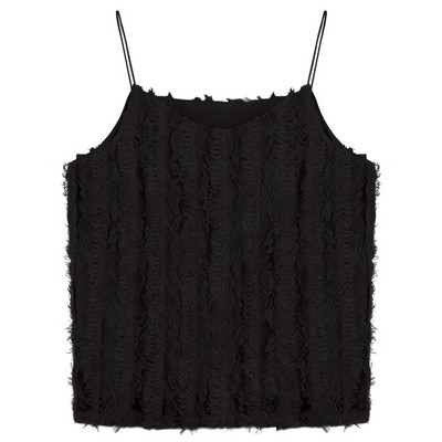 Stílusos női felső, vékony pántokkal, fehér, bézs és fekete színben