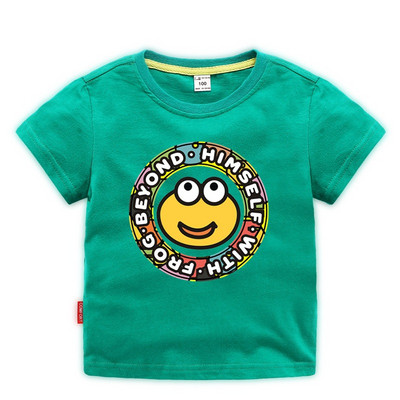 Tricou casual pentru copii cu decolteu O pentru baieti si fete