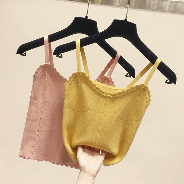 Top de dama elegant cu bretele subtiri in mai multe culori