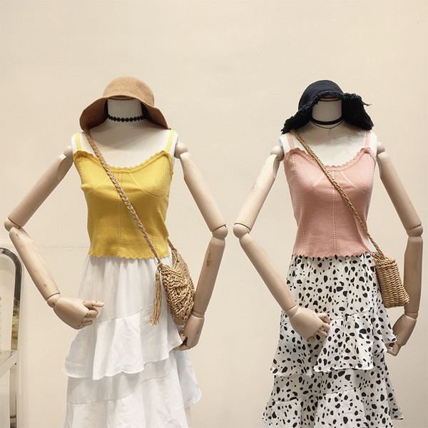 Top de dama elegant cu bretele subtiri in mai multe culori