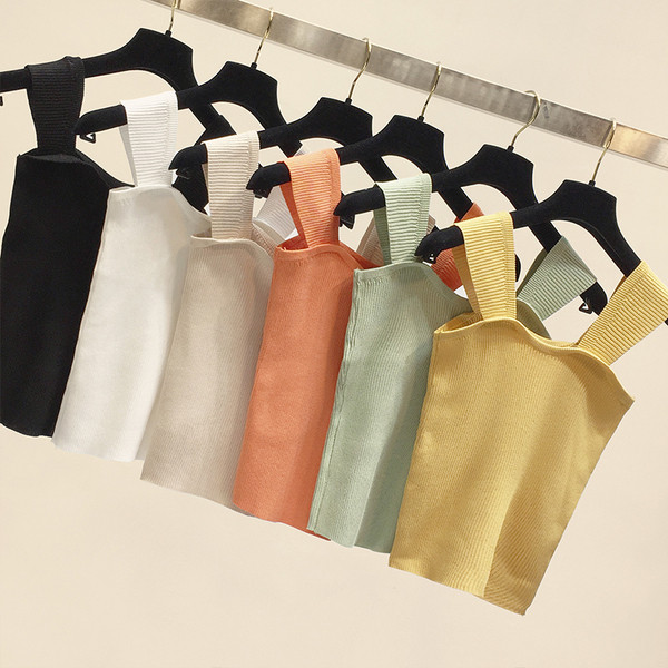 Modern női felső, széles pántokkal, öt színben