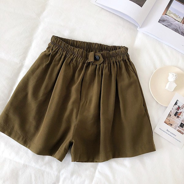 Női magas derekú női rövidnadrág három színben