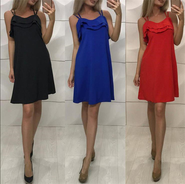 Stílusos női ruha többféle színben