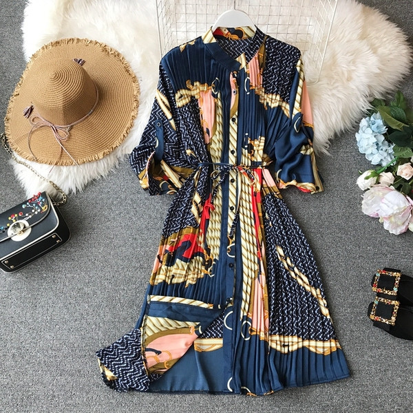 Modern rakott ruha több színben