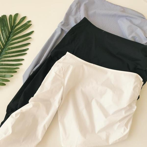 Aktuális női blúz egy ujjal és cipzárral több színben