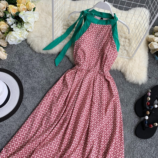 Rochie casual de dama cu cravate