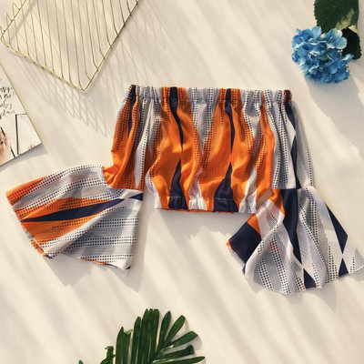 Női blúz rövid modell lótusz ujjú