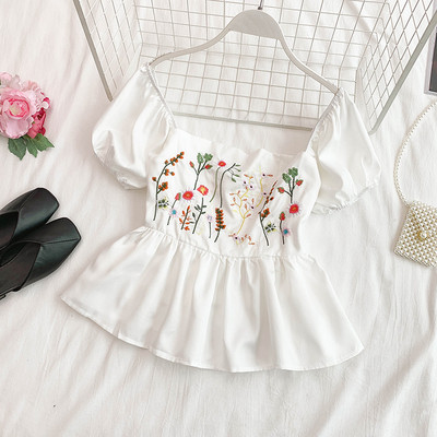 Lezser női blúz több színben hímzéssel