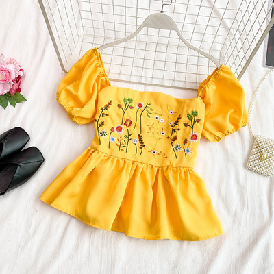 Lezser női blúz több színben hímzéssel