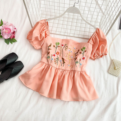 Lezser női blúz több színben hímzéssel