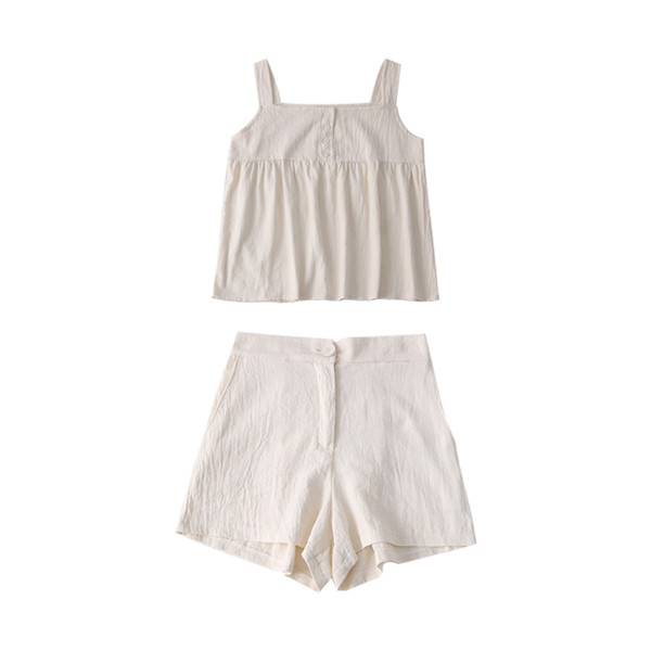 Kétrészes női napi szett, gombokkal több színben