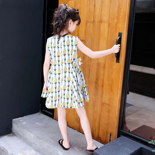 Testreszabott gyerekruha lányoknak O-nyakú