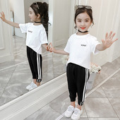 Set zilnic pentru copii pentru fete în roz și negru