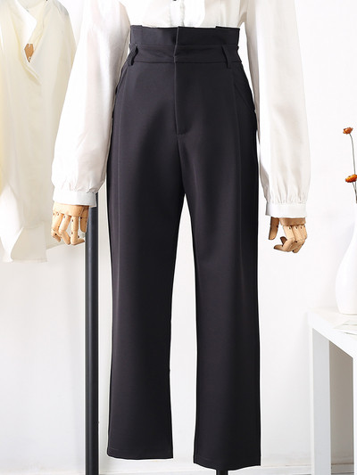 Stílusos női nadrág magas derékkal, három színben