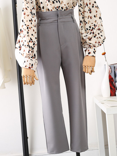 Stílusos női nadrág magas derékkal, három színben