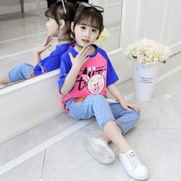 Napi gyerek nadrág és blúz garnitúra két színben