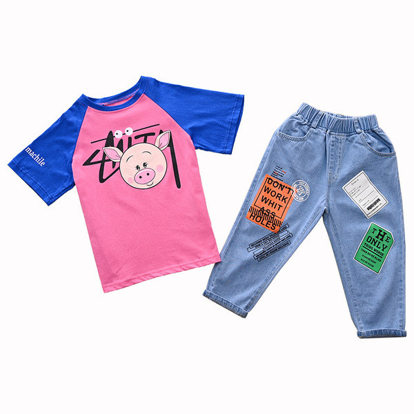 Napi gyerek nadrág és blúz garnitúra két színben