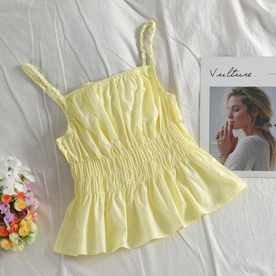 Stílusos női felső, vékony pántokkal, három színben