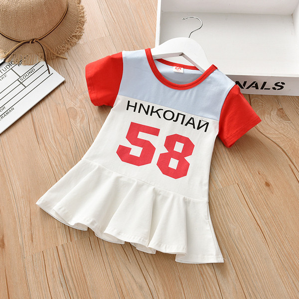 Alkalmi gyerekruha kék és rózsaszín színben