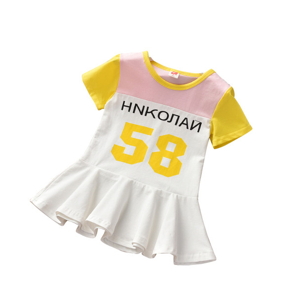 Alkalmi gyerekruha kék és rózsaszín színben