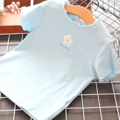 Alkalmi gyerek póló lányoknak lila rózsaszín és kék színben