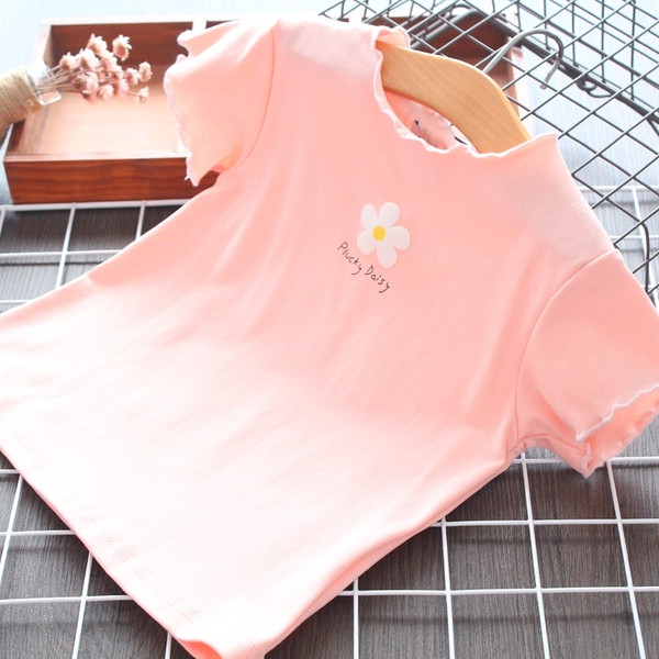 Alkalmi gyerek póló lányoknak lila rózsaszín és kék színben