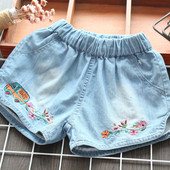 Gyerek rövidnadrág lányoknak kék színben
