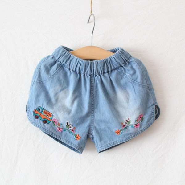Gyerek rövidnadrág lányoknak kék színben